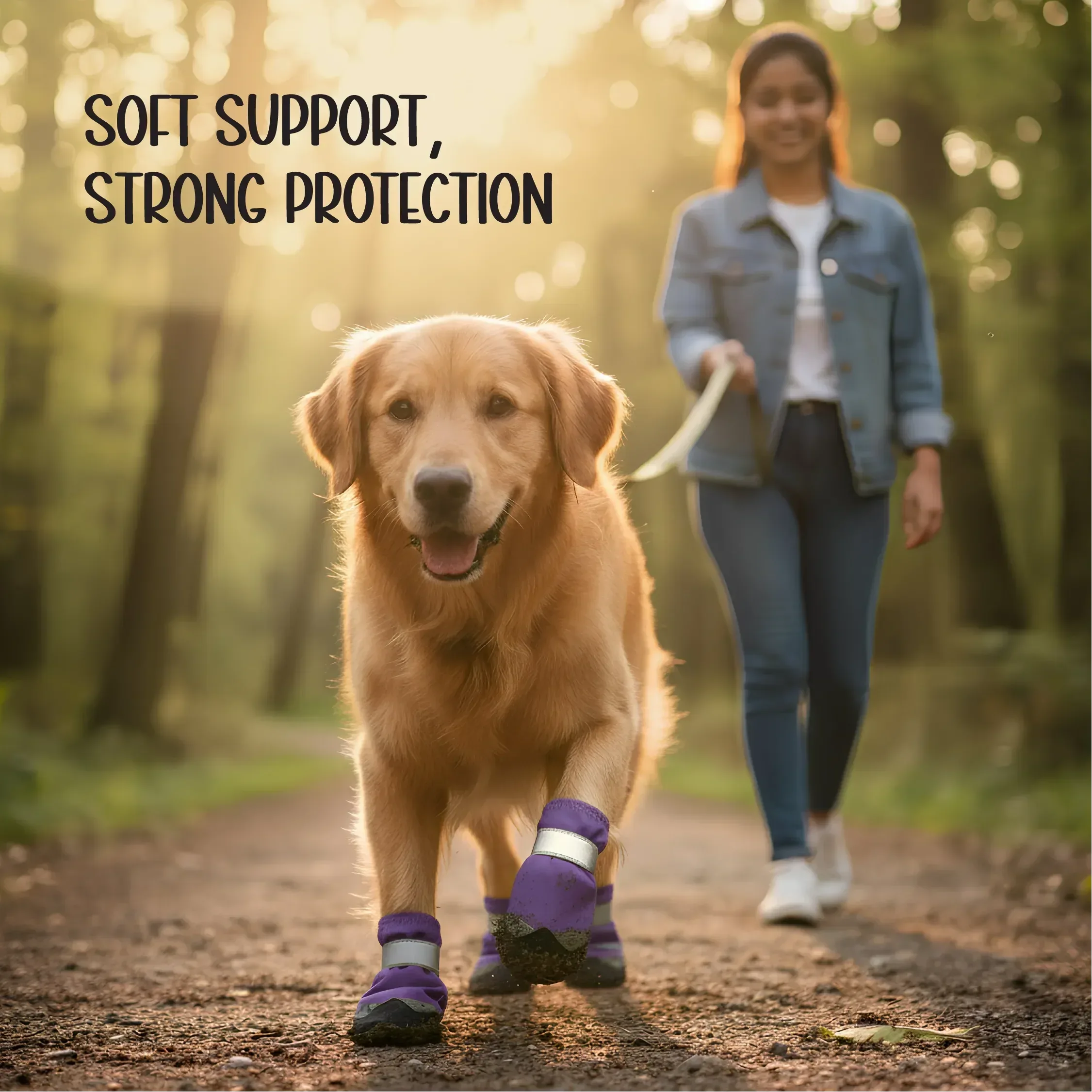 DriftTrail Boots | Waterproof, Non-Slip Dog Boots | Set of 4 | All-Season Paw Protection - Tilting Heads