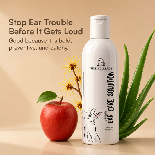 Ear Care Solution – Safe & Gentle Ear Cleaning Solution for Dogs & Cats, Removes Wax, Dirt & Odor, Easy Application - 200ml