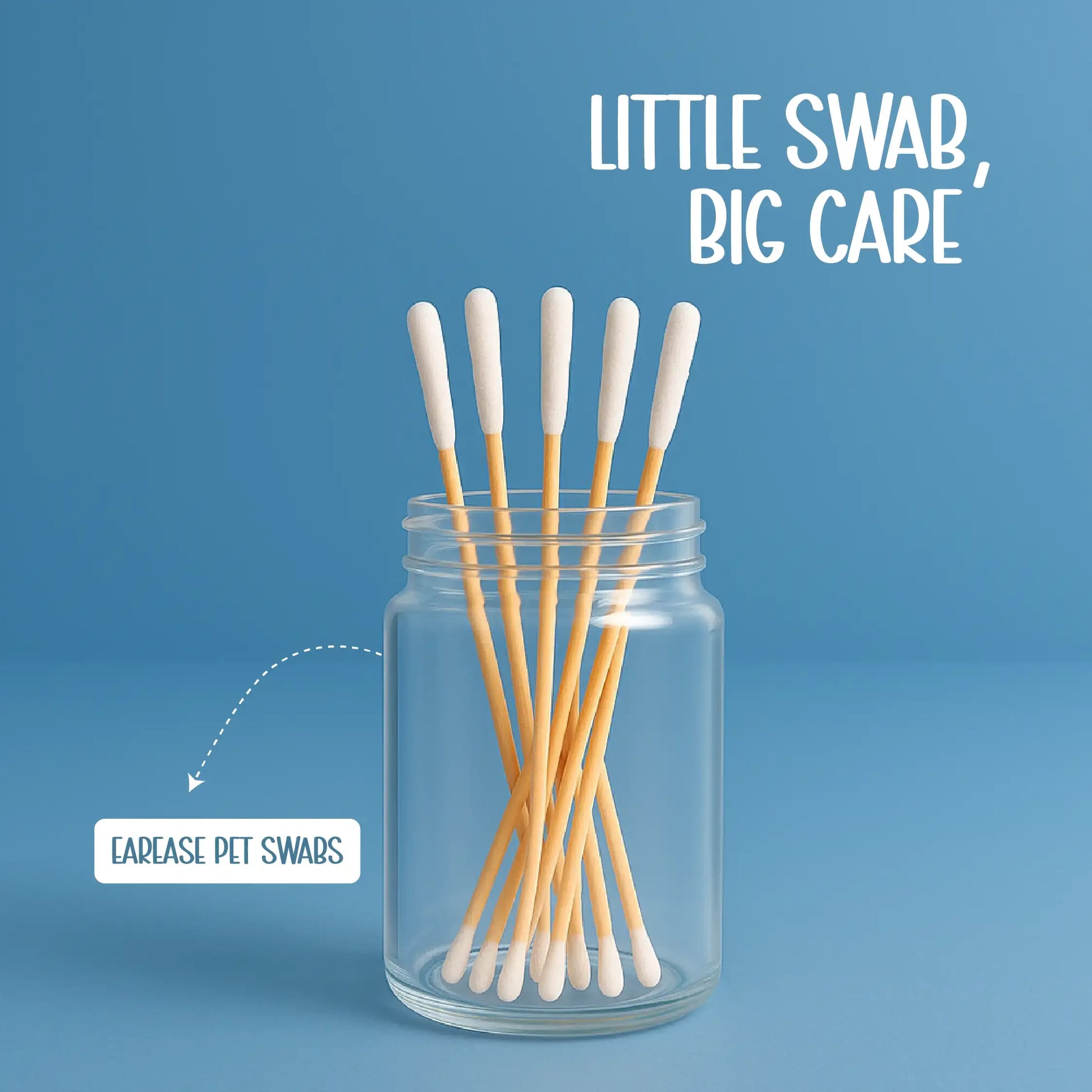 EarEase Pet Swabs – Gentle Cleaning for Pets’ Ears, Eyes & More - Tilting Heads