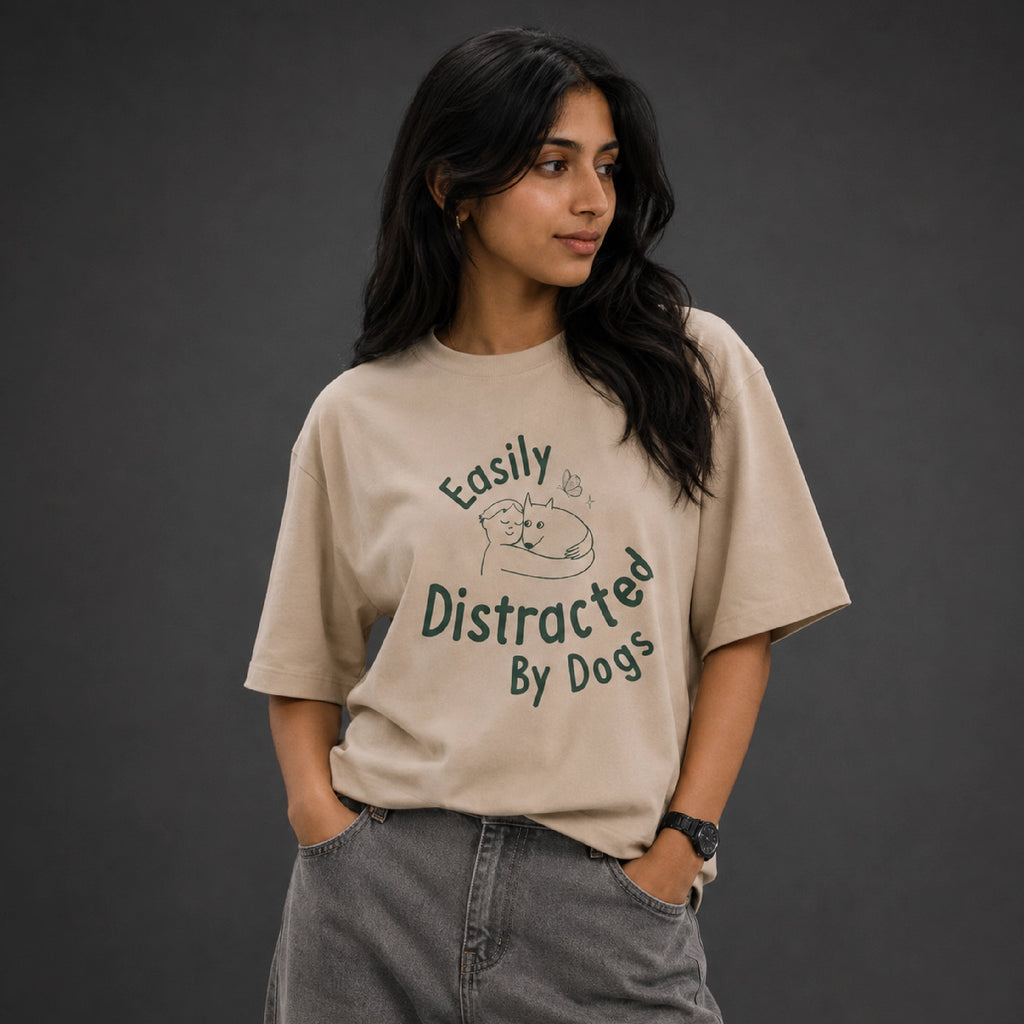 Easily Distracted by Dogs Unisex T-Shirt