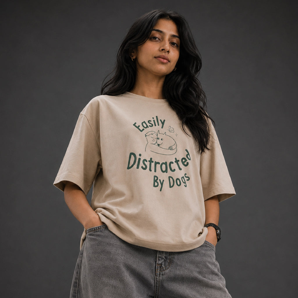 Easily Distracted by Dogs Unisex T-Shirt