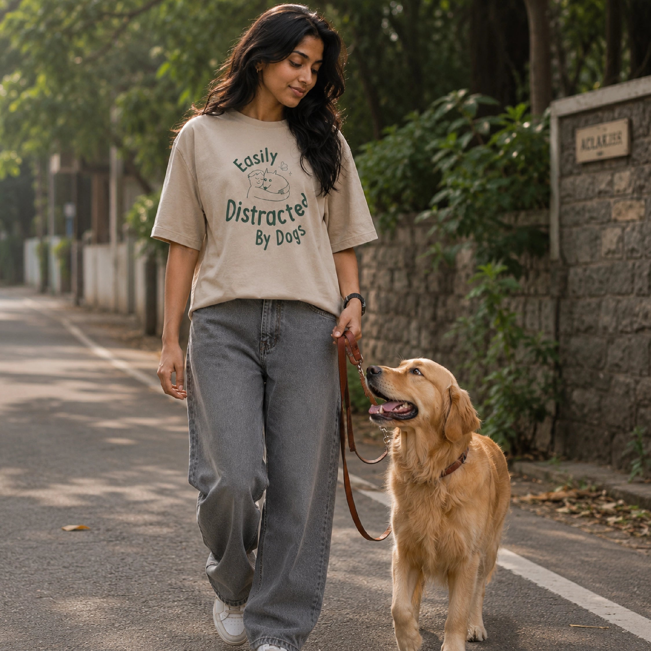 Easily Distracted by Dogs Unisex T-Shirt