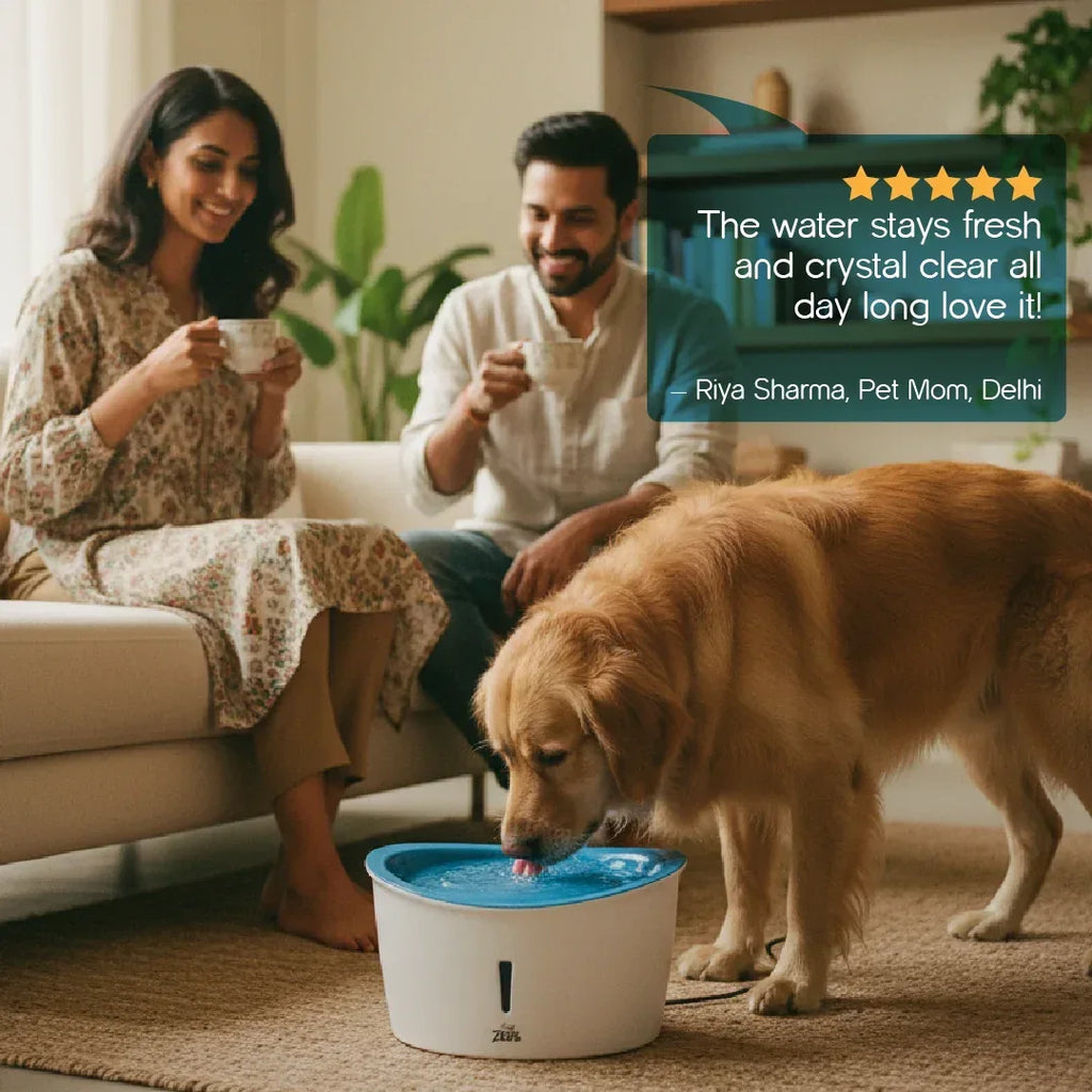 FlowMate Fountain – Fresh Water, Happy Pets - Tilting Heads