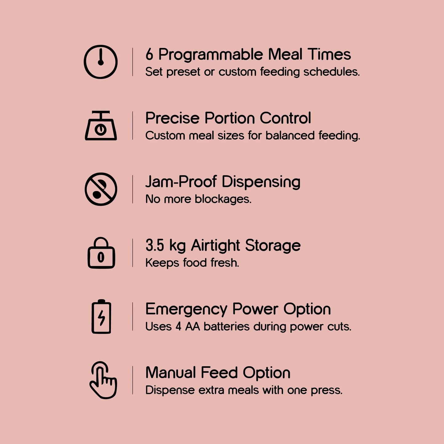 FeedSync Pro | Smart Automatic Pet Feeder | Precise, Reliable & Stress-Free Mealtime Control - Tilting Heads