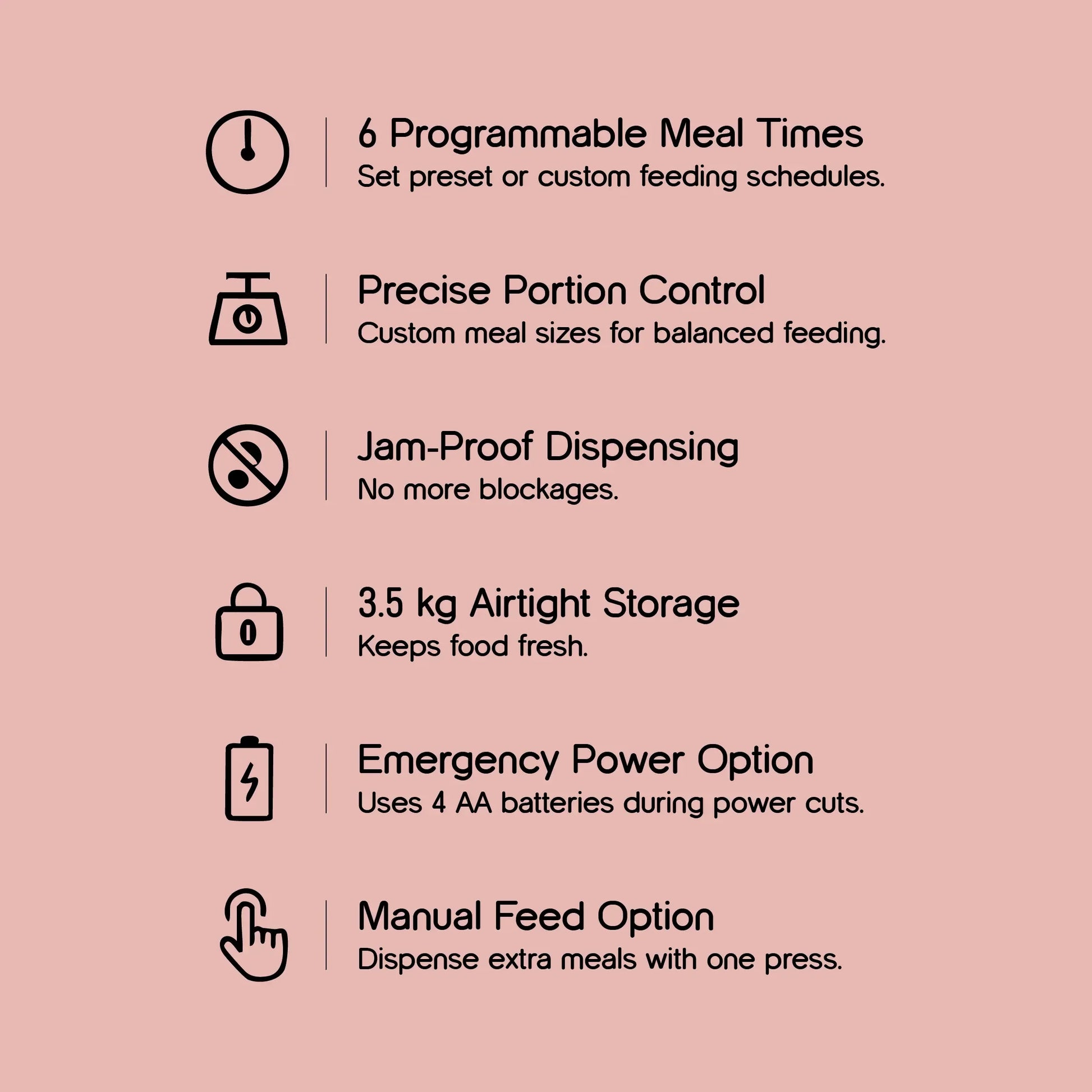 FeedSync Pro | Smart Automatic Pet Feeder | Precise, Reliable & Stress-Free Mealtime Control - Tilting Heads