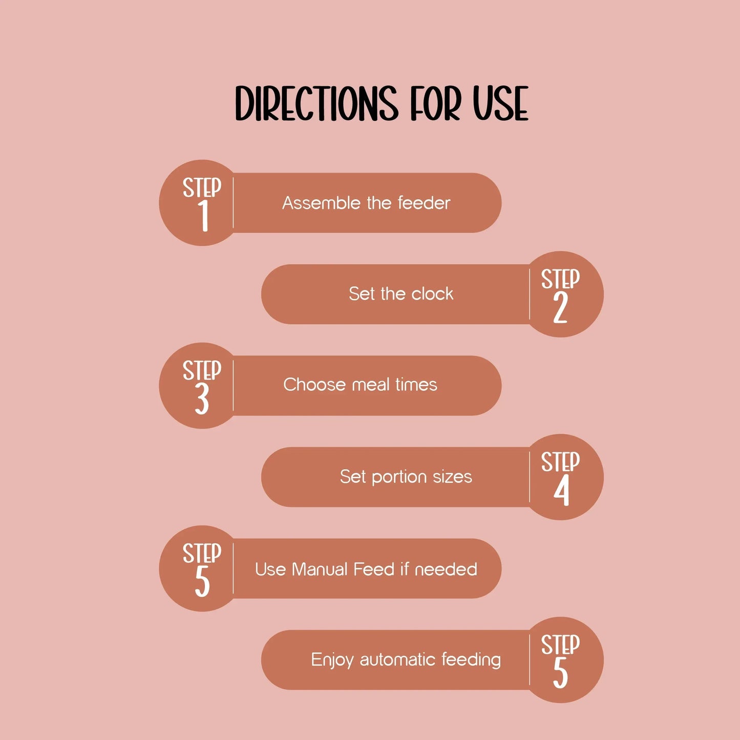 FeedSync Pro | Smart Automatic Pet Feeder | Precise, Reliable & Stress-Free Mealtime Control - Tilting Heads