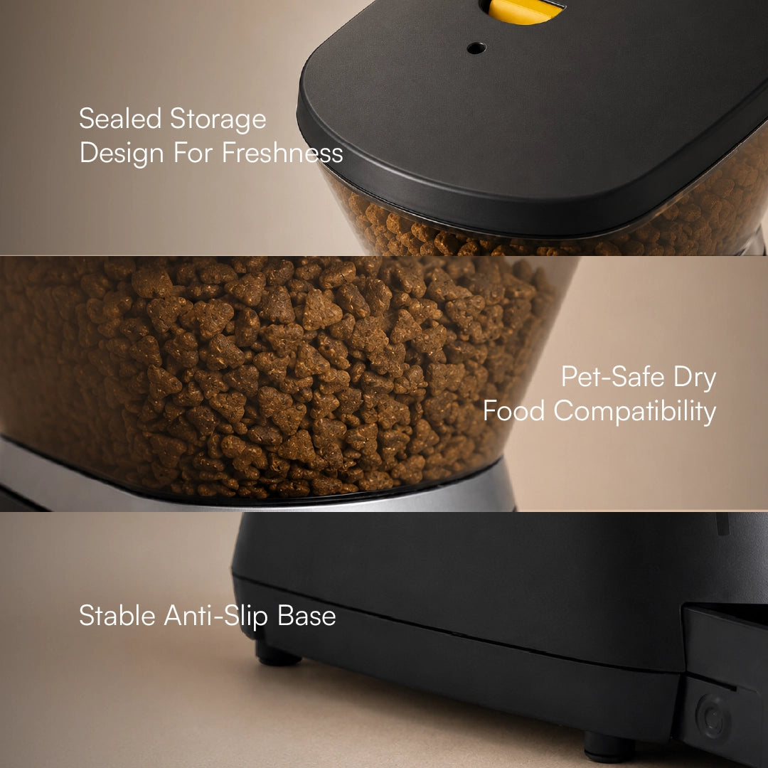 FeedSync Pro | Smart Automatic Pet Feeder | Precise, Reliable & Stress-Free Mealtime Control