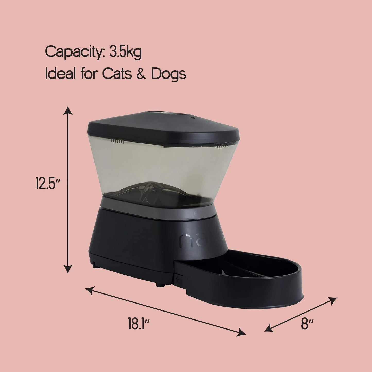 FeedSync Pro | Smart Automatic Pet Feeder | Precise, Reliable & Stress-Free Mealtime Control - Tilting Heads