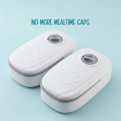 FeedSync | Pre-Portioned Auto Feeder | Keeps Mealtimes On Track - Tilting Heads