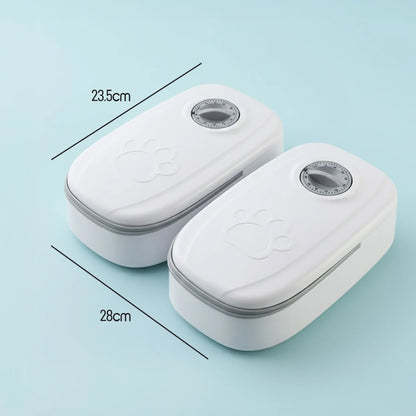 FeedSync | Pre-Portioned Auto Feeder | Keeps Mealtimes On Track - Tilting Heads