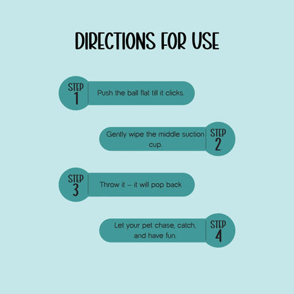 FetchNova UFO Ball | Bounce-Spin Toy | Smart Play for Active Dogs - Tilting Heads