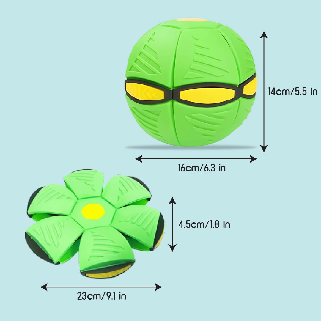 FetchNova UFO Ball | Bounce-Spin Toy | Smart Play for Active Dogs