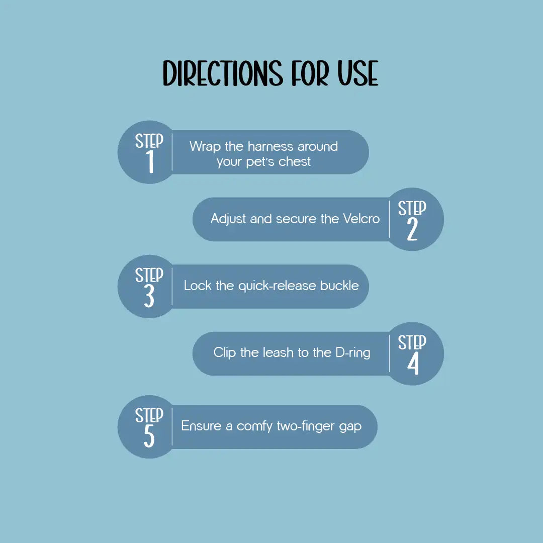 FlarePlaid Harness for Cats & Dogs | No-Pull, Breathable & Secure Comfort with a Stylish Plaid Design