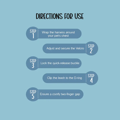 FlarePlaid Harness for Cats & Dogs | No-Pull, Breathable & Secure Comfort with a Stylish Plaid Design