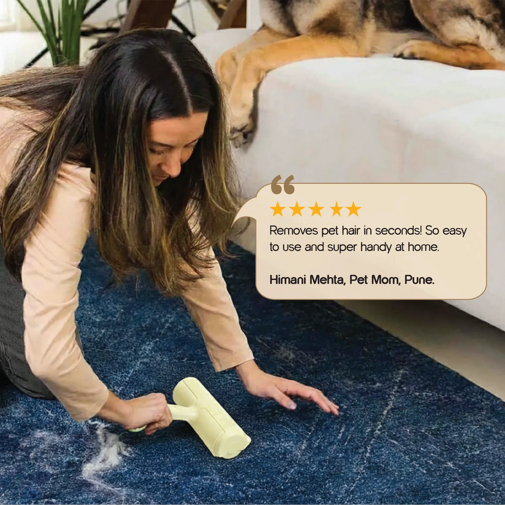 FurFree Roller – Instant Pet Hair Remover with 2 Refill Rolls