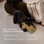 GiraffeChew Toy Organic Jute Chew & Tug Toy For Dogs & Cats