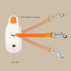 GlowTrack Leash | LED Light & One-Key Control