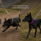GripBraid Leash Set – Braided Collar & Leash For Strong Walk Control