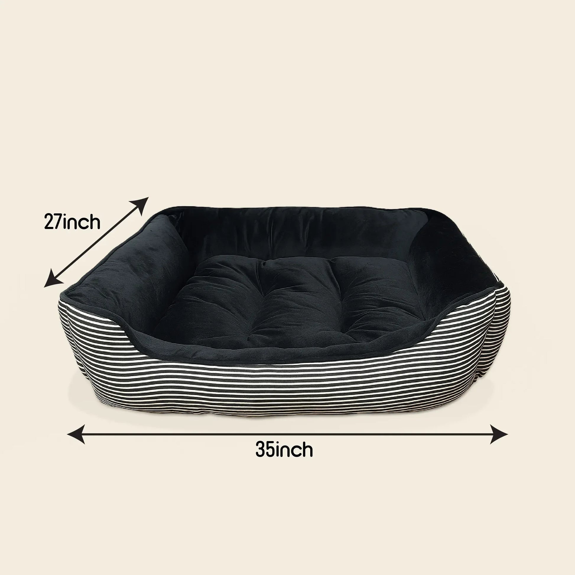 Havana Bed | Ultra-Soft Velvet Pet Bed | Washable, Non-Slip & Perfect for Everyday Snuggles - Tilting Heads