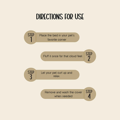 Havana Bed | Ultra-Soft Velvet Pet Bed | Washable, Non-Slip & Perfect for Everyday Snuggles - Tilting Heads