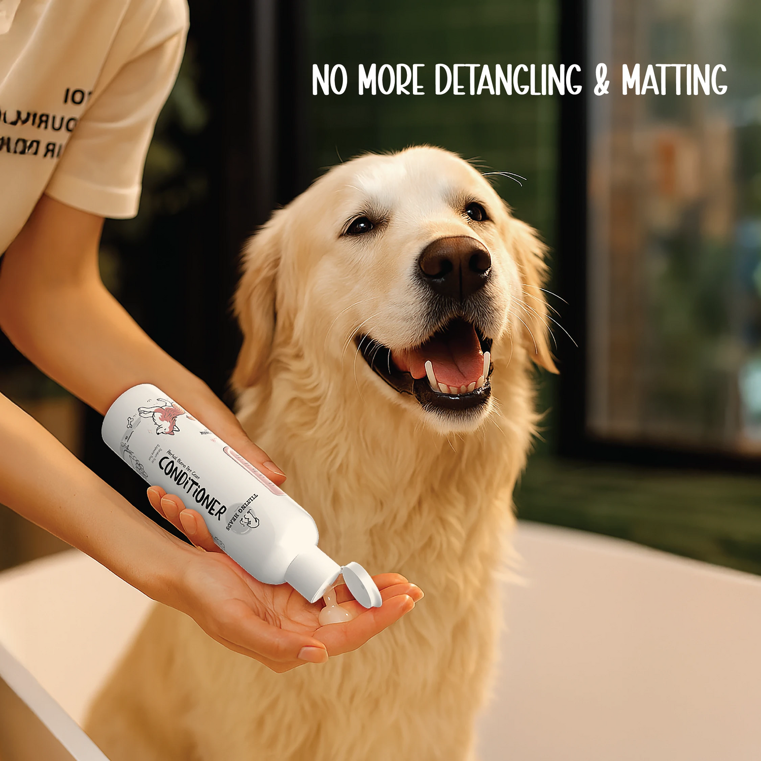 Herbal Blend Pet Coat Conditioner | For Shiny and Silky Smooth Pet Fur