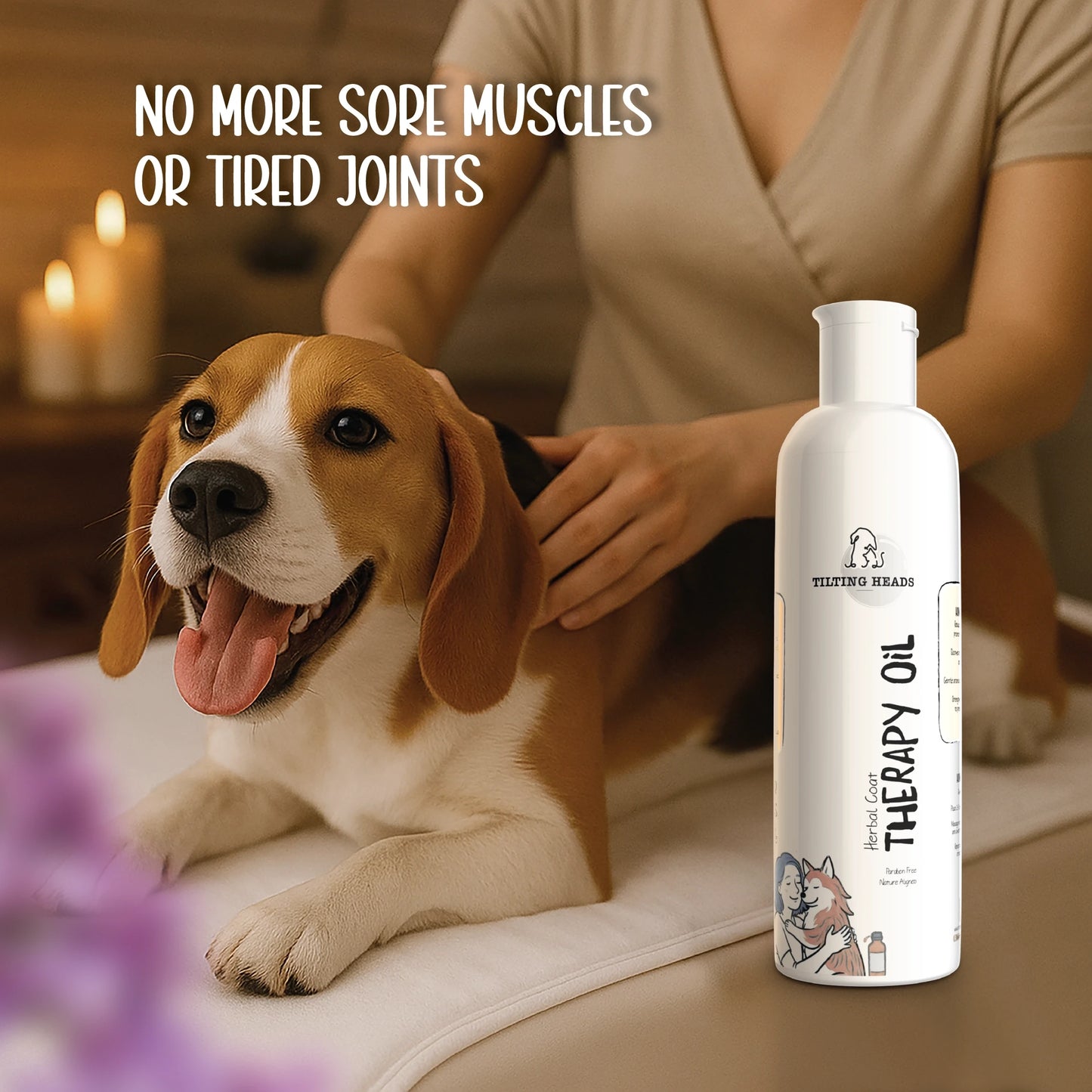 Herbal Coat Therapy Oil | Stress Relief & Relaxation | Natural, Safe Formulations