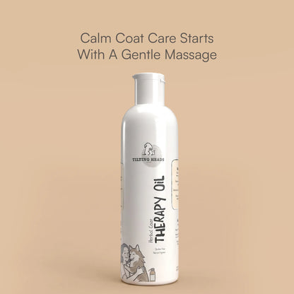 Herbal Coat Therapy Oil | Stress Relief & Relaxation | Natural, Safe Formulation for Dogs & Cats