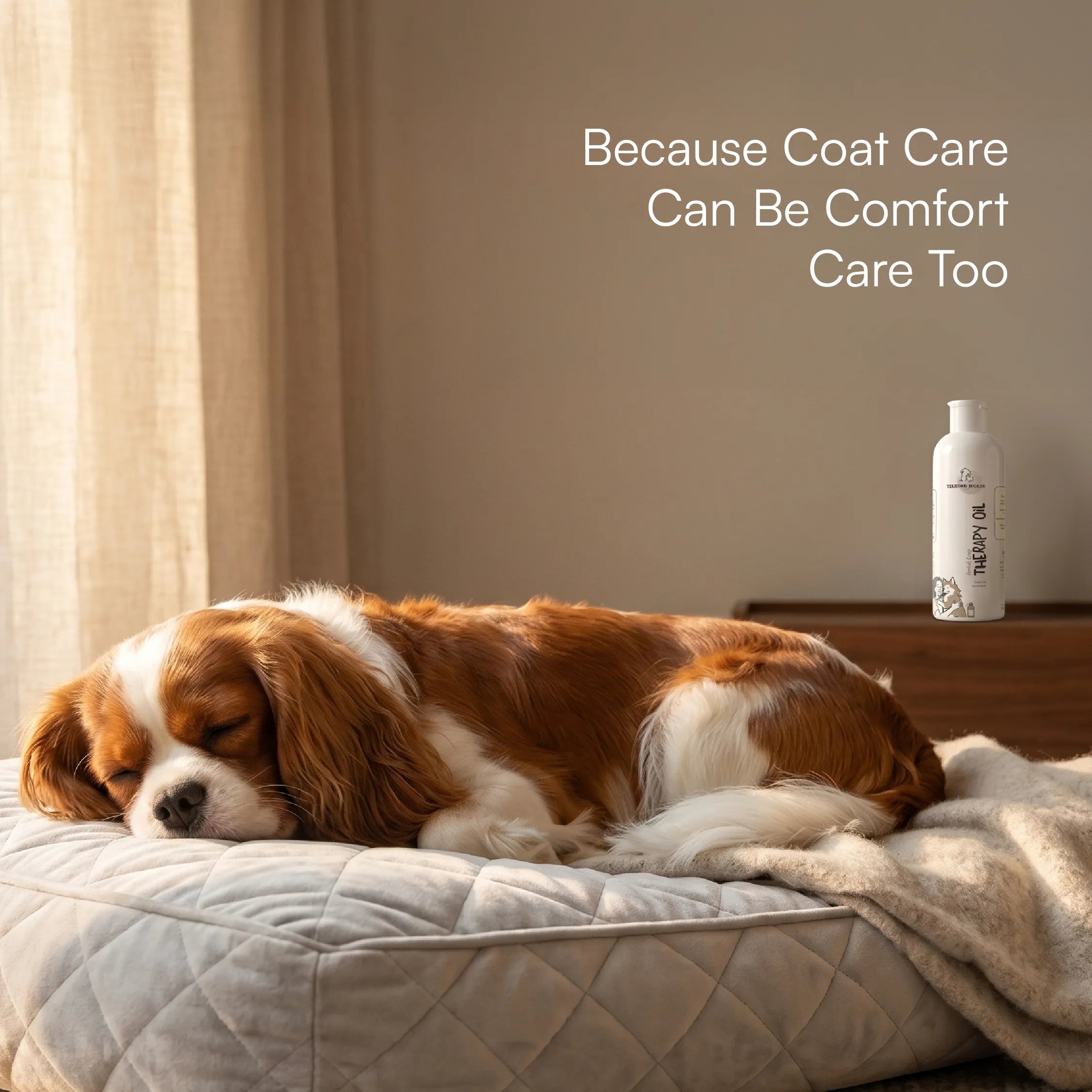 Herbal Coat Therapy Oil | Stress Relief & Relaxation | Natural, Safe Formulation for Dogs & Cats