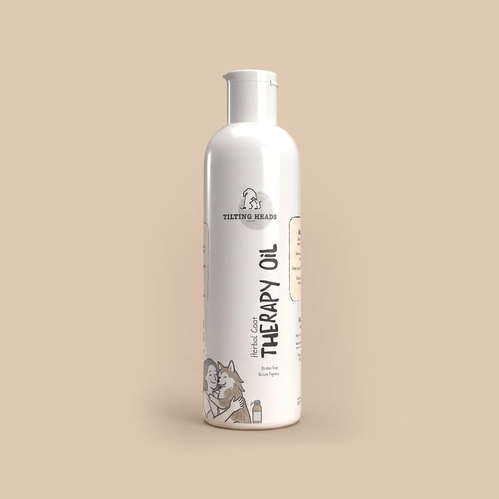Herbal Coat Therapy Oil | Stress Relief & Relaxation | Natural, Safe Formulation for Dogs & Cats