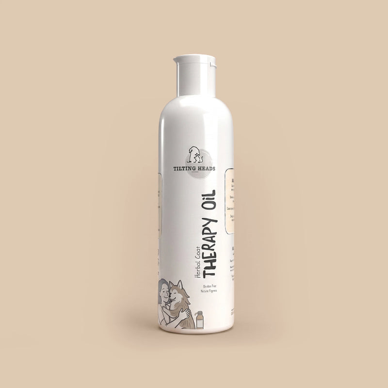 Herbal Coat Therapy Oil | Stress Relief & Relaxation | Natural, Safe Formulation for Dogs & Cats