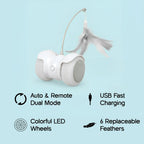Hover Chase | Interactive LED Toy with Auto & Remote Mode | Boosts Play & Bonding - Tilting Heads
