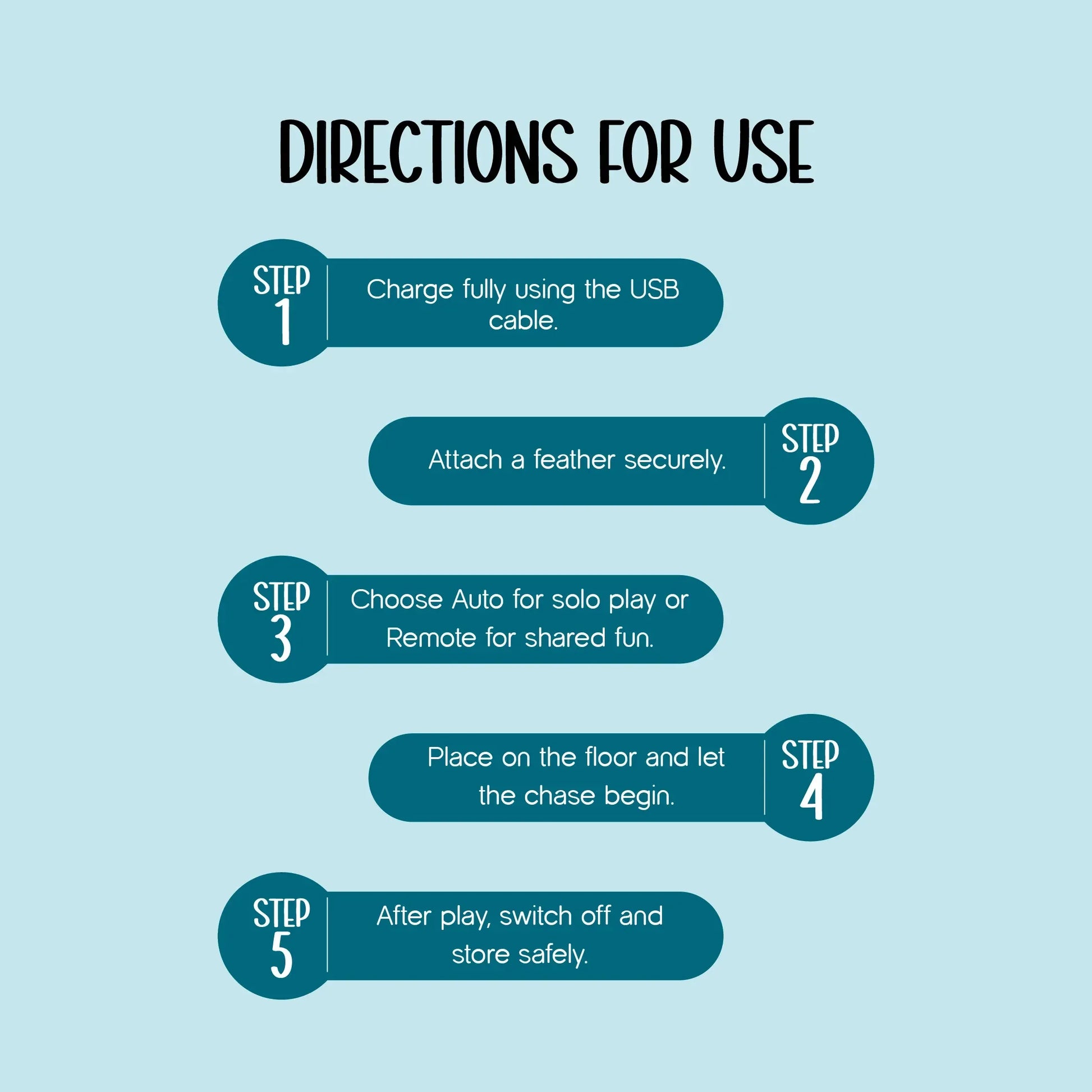 Hover Chase | Interactive LED Toy with Auto & Remote Mode | Boosts Play & Bonding - Tilting Heads