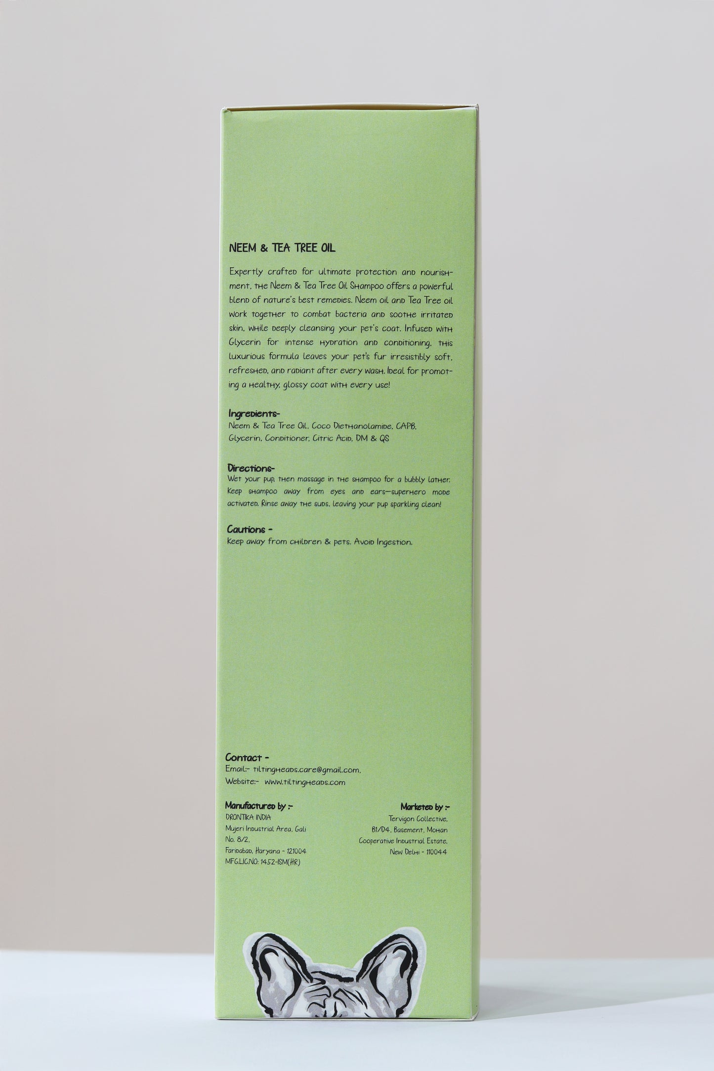 Neem & Tea Tree Oil Dog Shampoo - Tilting Heads