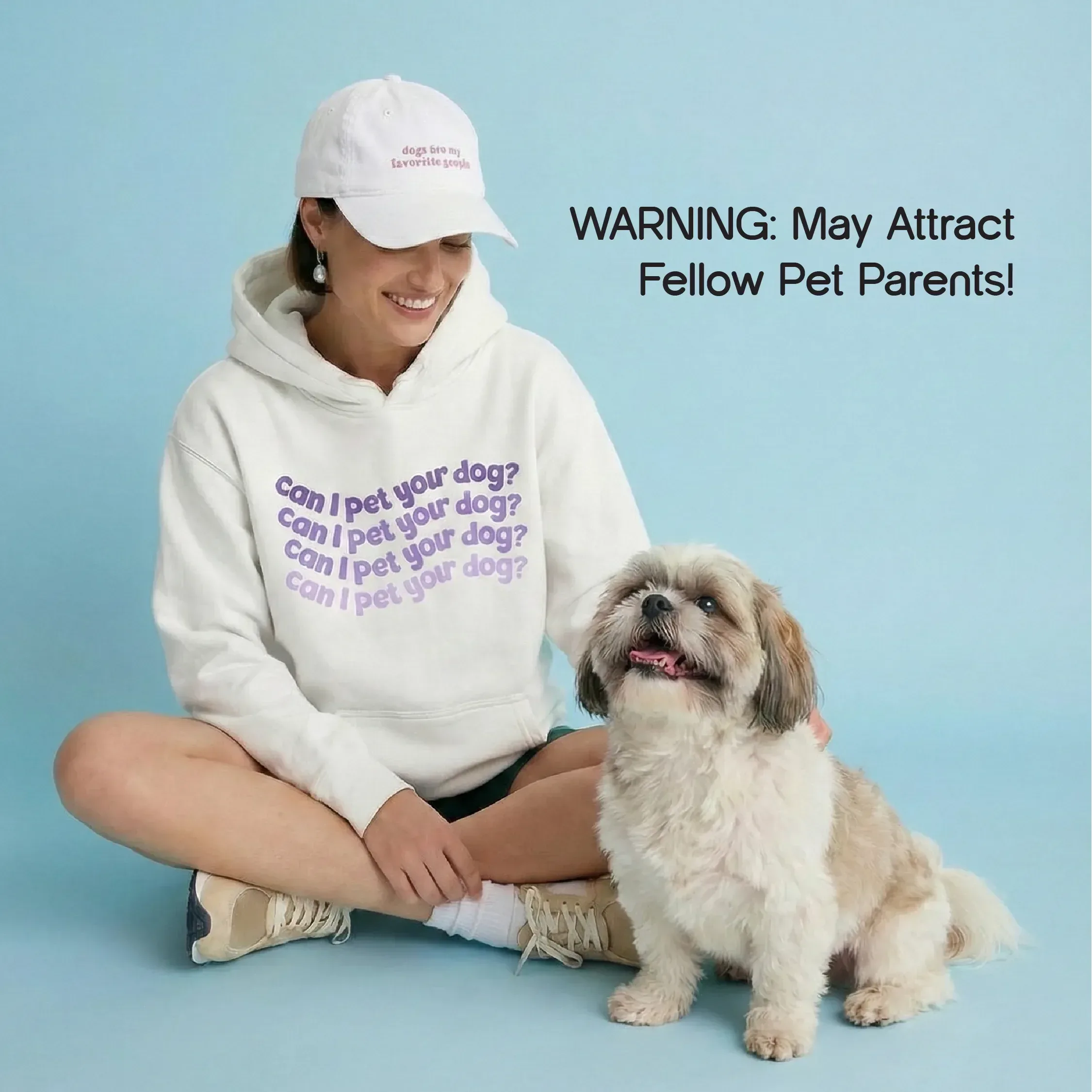 Can I Pet Your Dog Hoodie | Elevated Comfort | Unisex Pet-Parent Hoodie - Tilting Heads