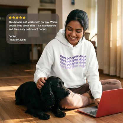 Can I Pet Your Dog Hoodie | Elevated Comfort | Unisex Pet-Parent Hoodie