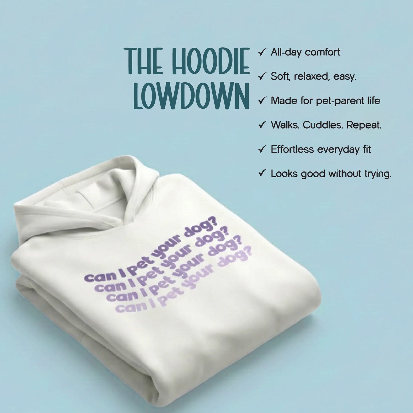 Can I Pet Your Dog Hoodie | Elevated Comfort | Unisex Pet-Parent Hoodie