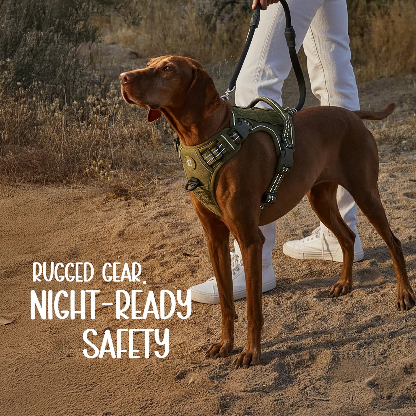 Ironclad Harness | Escape-Proof Comfort | Night-Visible Safety
