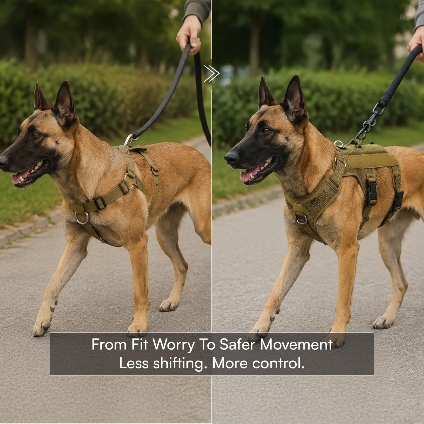 Ironclad Harness | Escape-Proof Comfort | Night-Visible Safety