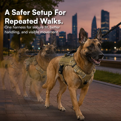 Ironclad Harness | Escape-Proof Comfort | Night-Visible Safety