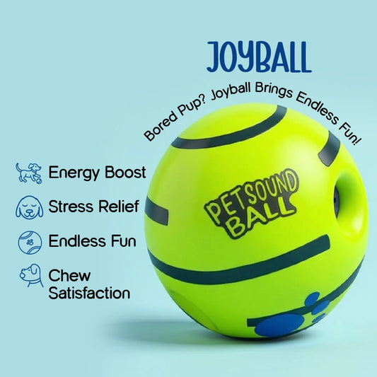 JoyBall – The Ultimate Giggle Toy for Happy, Healthy Dogs!