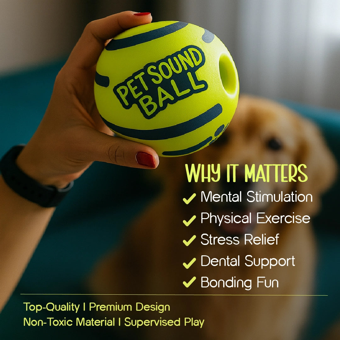 JoyBall – The Ultimate Giggle Toy for Happy, Healthy Dogs!