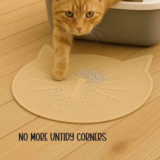 Leo Litter Mat | Hygienic Cat Mat | Durable Non-Slip Litter & Feeding Mat