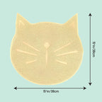 Leo Litter Mat | Hygienic Cat Mat | Durable Non-Slip Litter & Feeding Mat - Tilting Heads