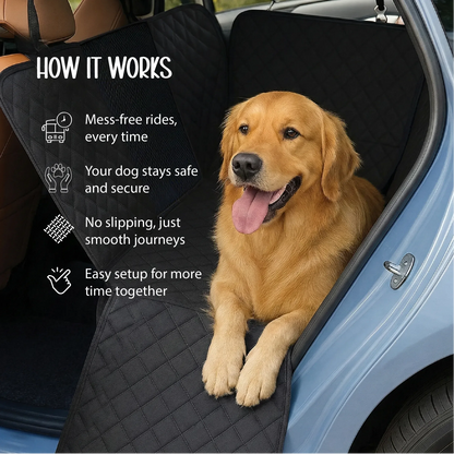 Luxe Car Seat Cover – Safe Rides | Mess-Free Travel | Storage Included - Tilting Heads