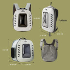 Mr. Pet Carrier Bag – Stylish, Secure Travel Gear for Pet Moms - Tilting Heads