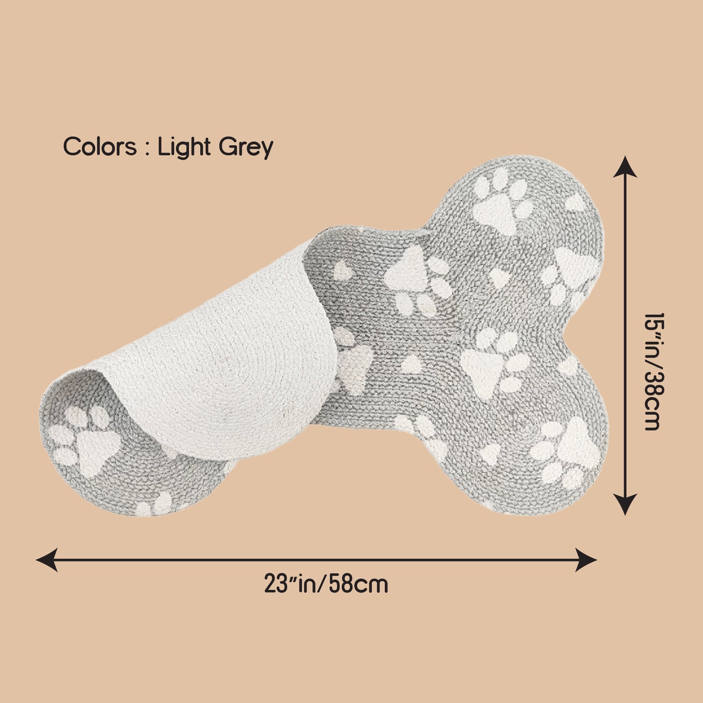 Mealbone Mat | Bone-Shaped, Non-Slip Comfort | Clean Paws, Cozy Floors