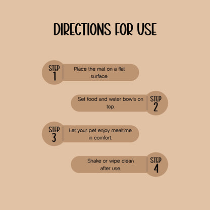 Mealbone Mat | Bone-Shaped, Non-Slip Comfort | Clean Paws, Cozy Floors