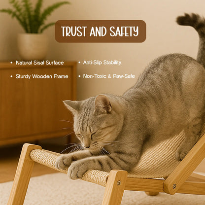 Meow Scratch Lounge – Cat Scratcher & Relax Bed
