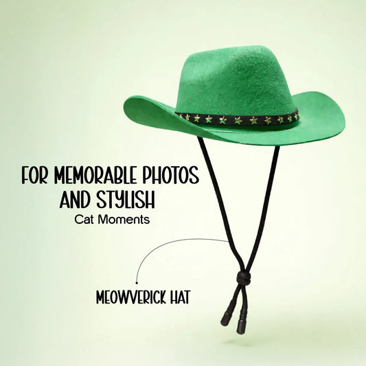 Meowverick Hat – Cute Dress-Up Hat for Stylish Cats - Tilting Heads