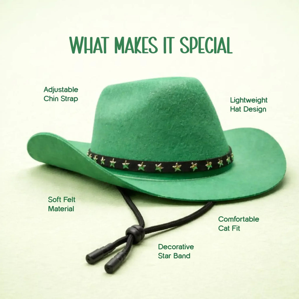 Meowverick Hat – Cute Dress-Up Hat for Stylish Cats - Tilting Heads